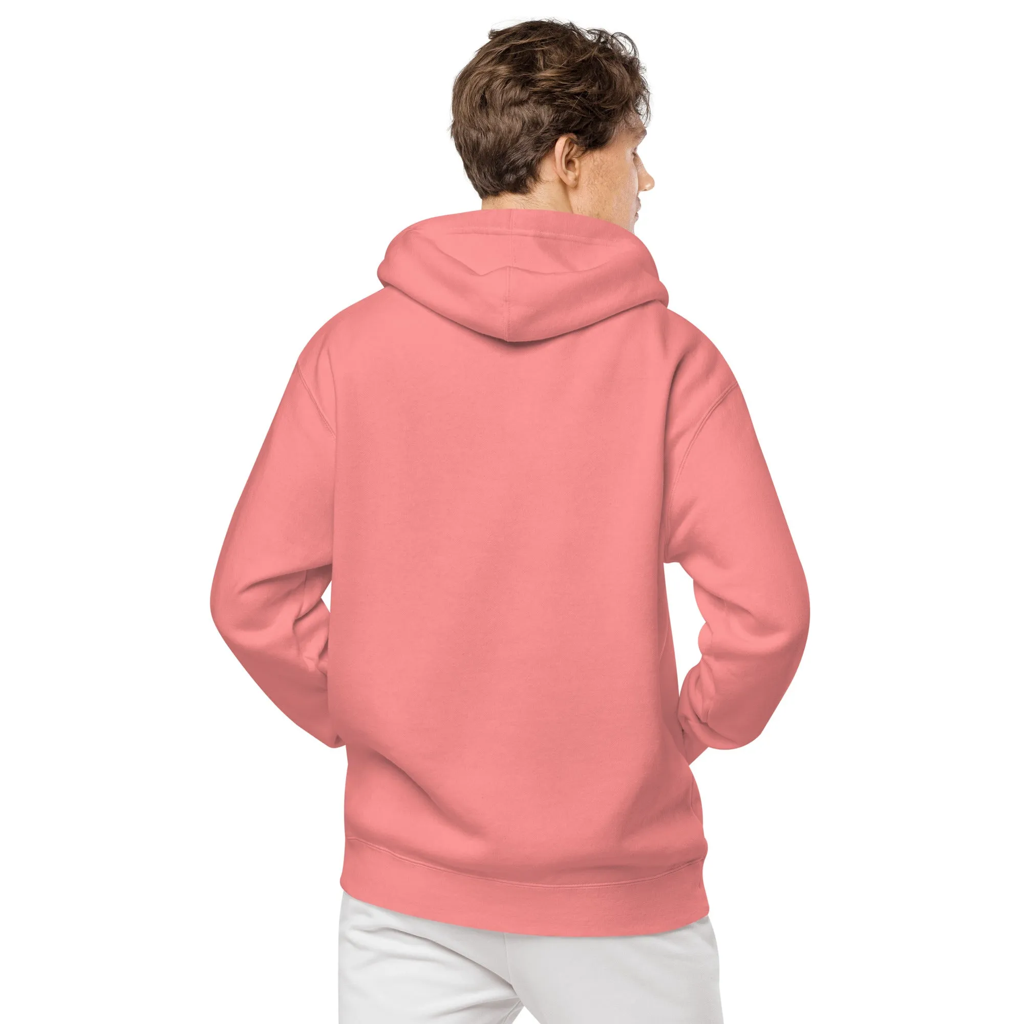 Owl Lovers Embroidered Design Unisex Pigment-Dyed Hoodie