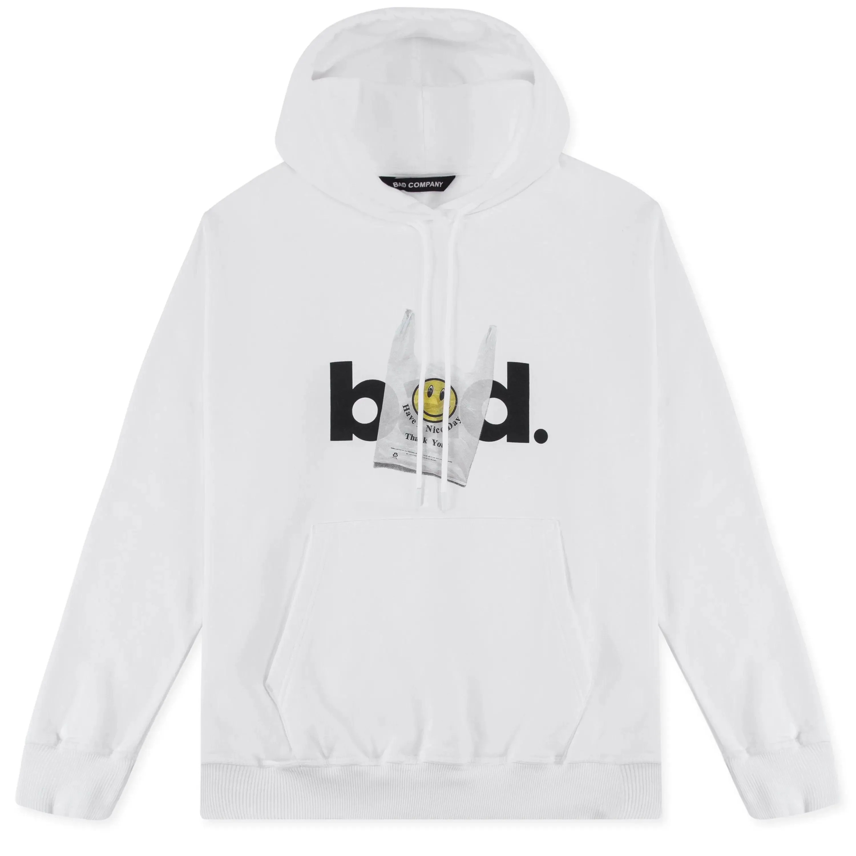 "HAVE A NICE DAY" Hoodie - White