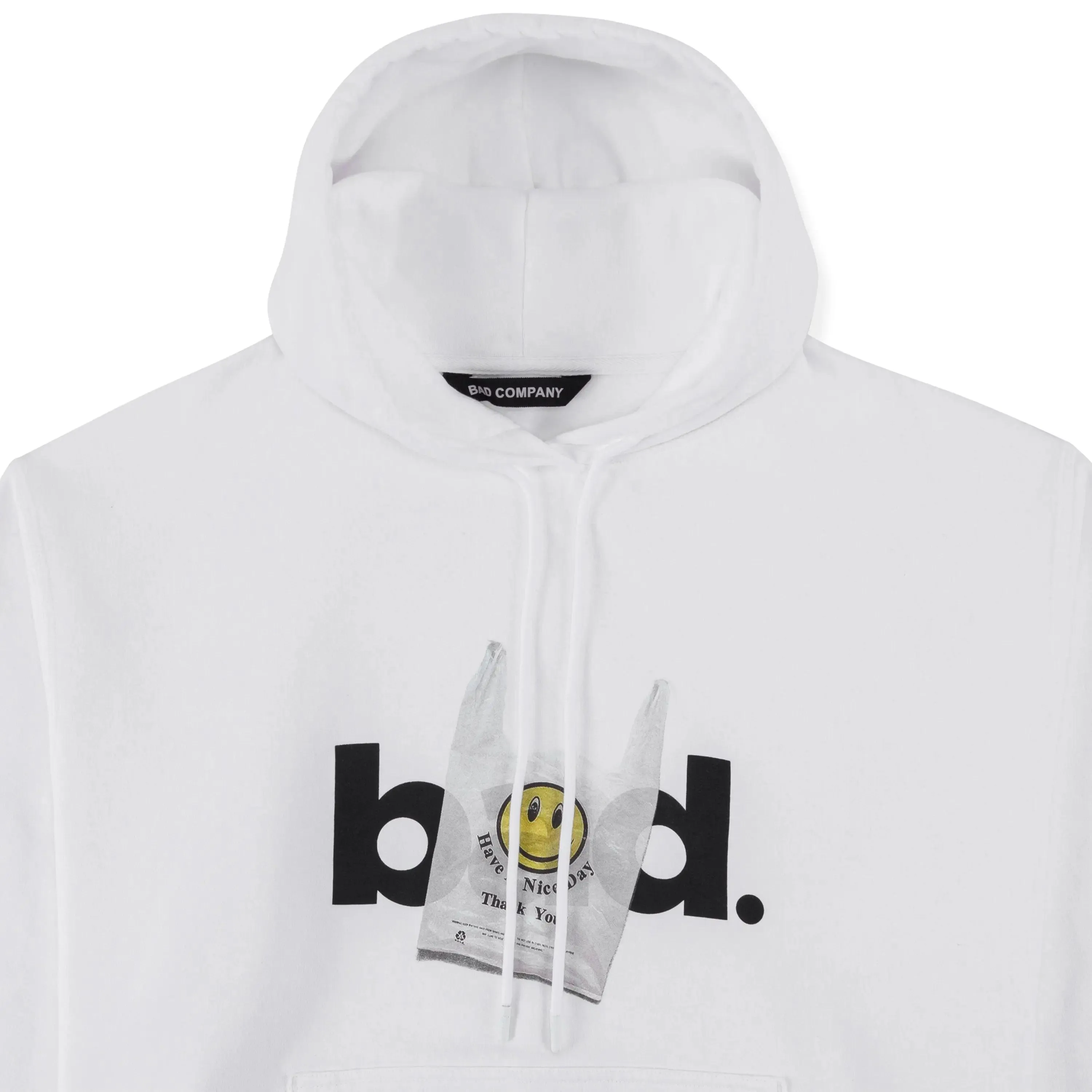 "HAVE A NICE DAY" Hoodie - White