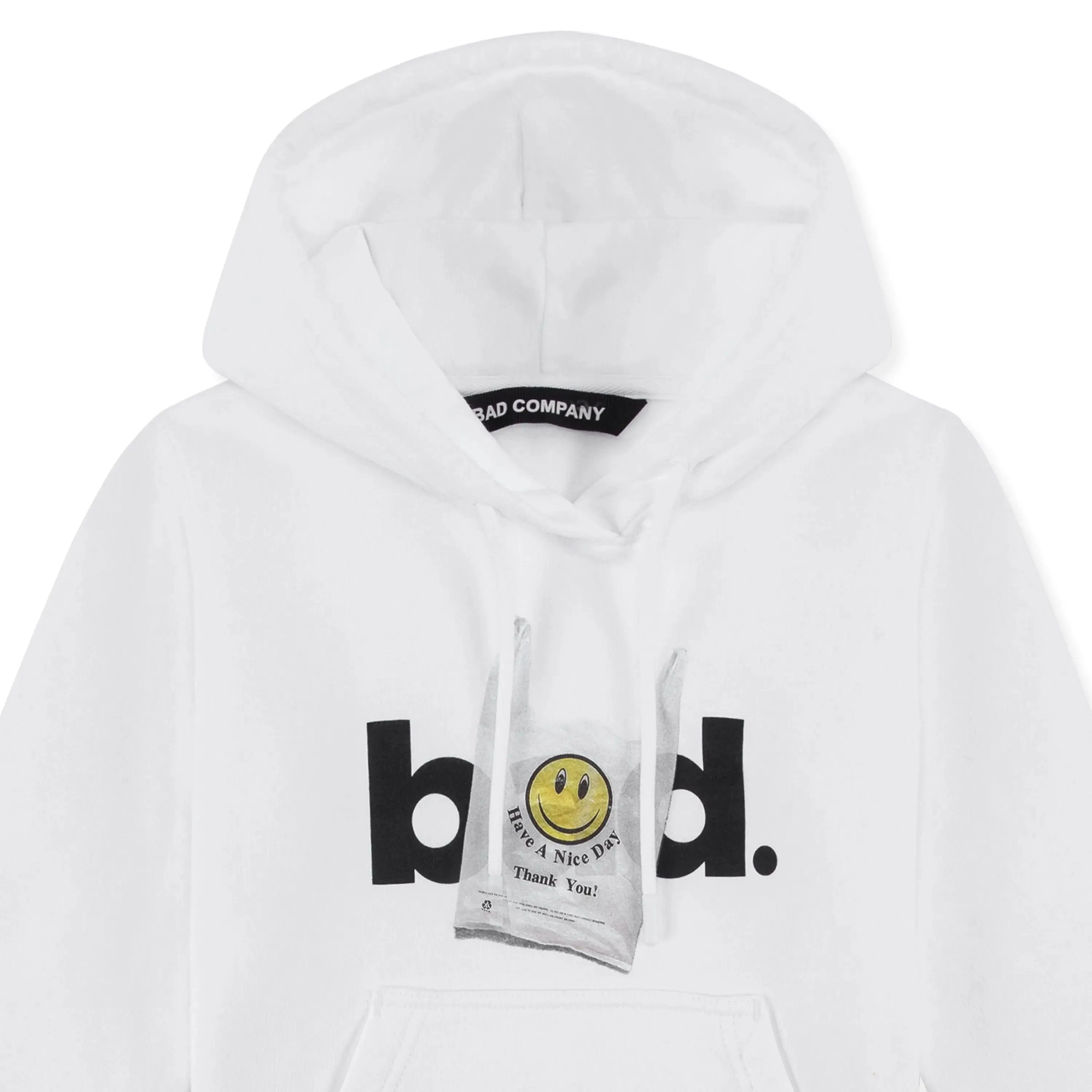 "HAVE A NICE DAY" Kids Hoodie - White