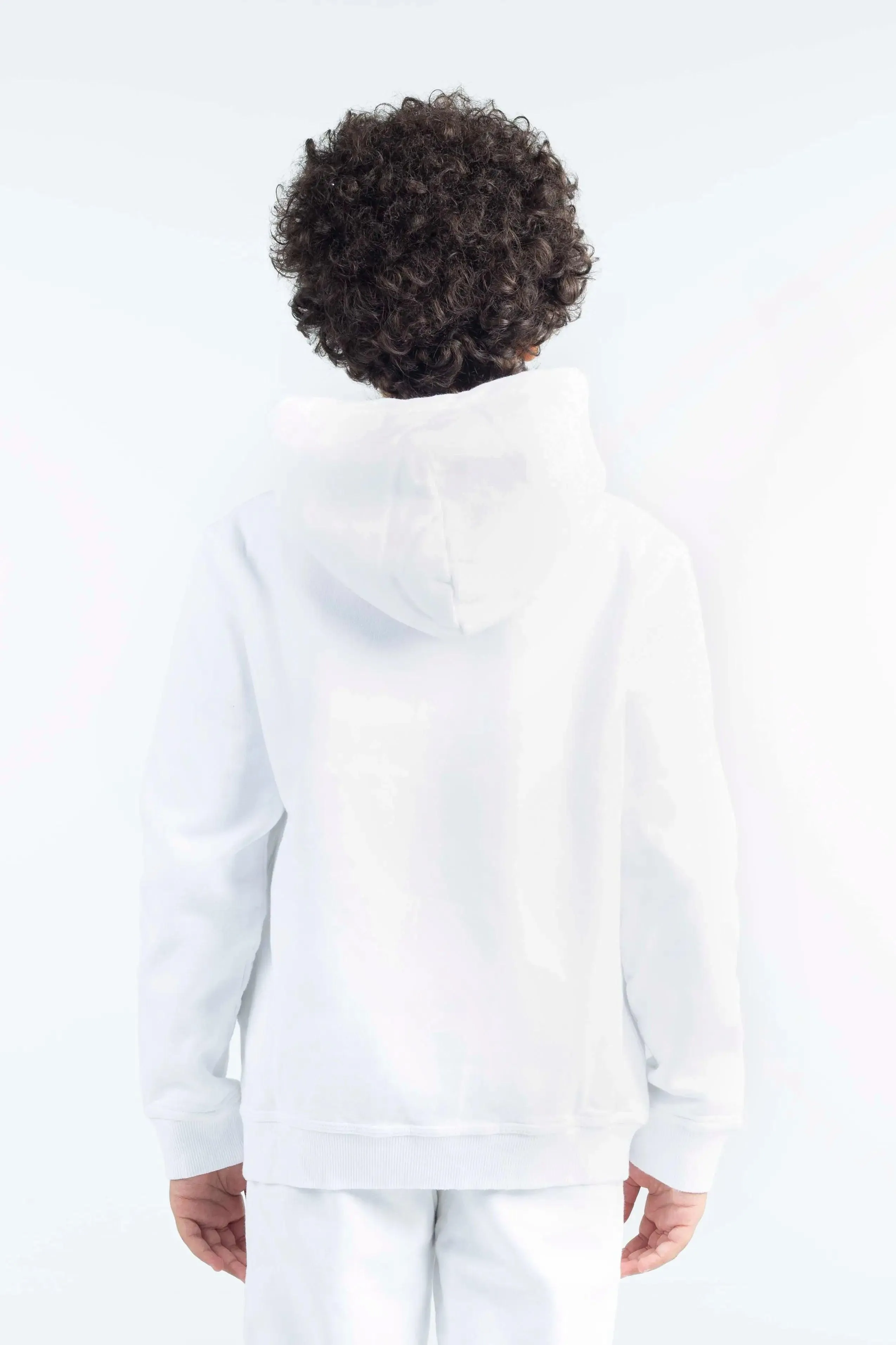 "HAVE A NICE DAY" Kids Hoodie - White