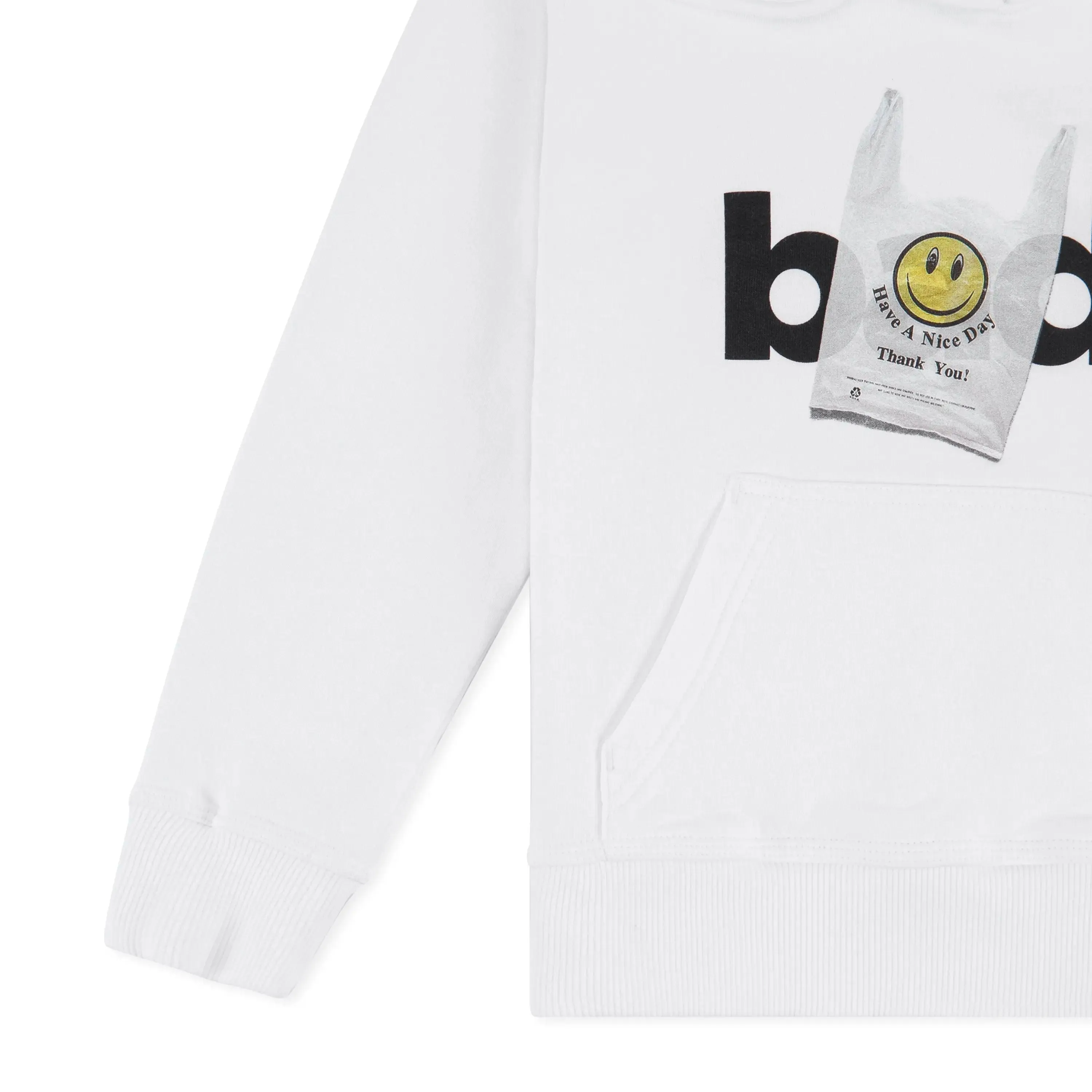 "HAVE A NICE DAY" Kids Hoodie - White