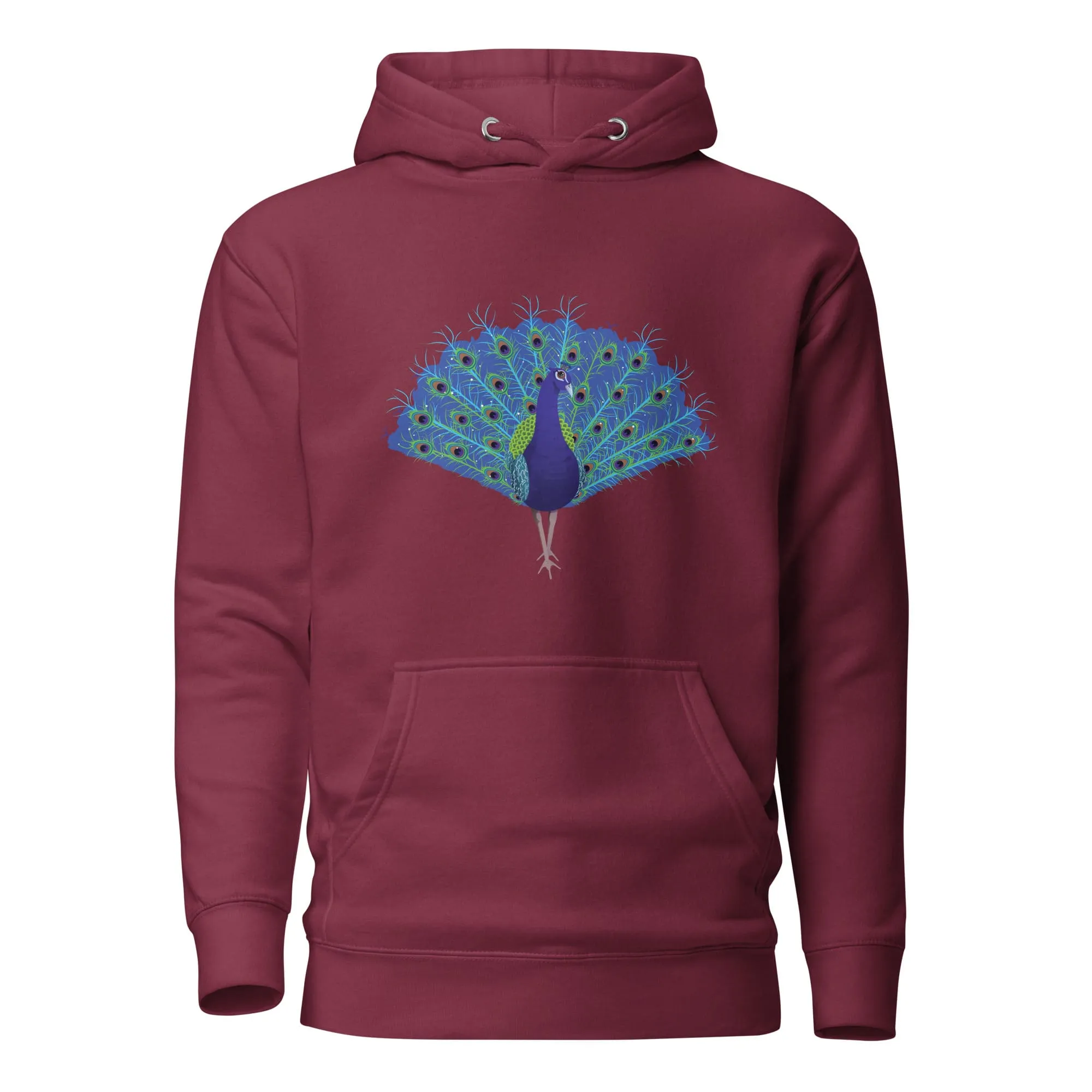 "Strut Your Stuff" Peacock Hoodie (Unisex)