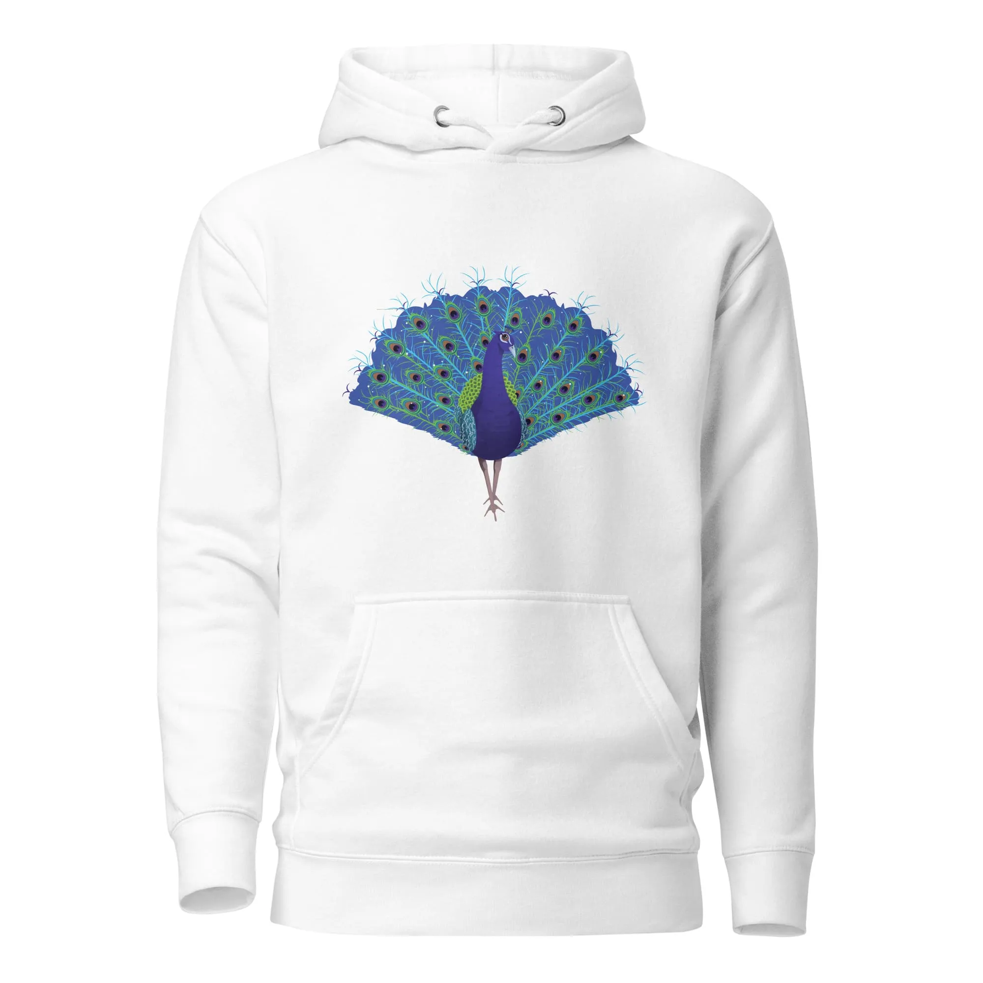 "Strut Your Stuff" Peacock Hoodie (Unisex)