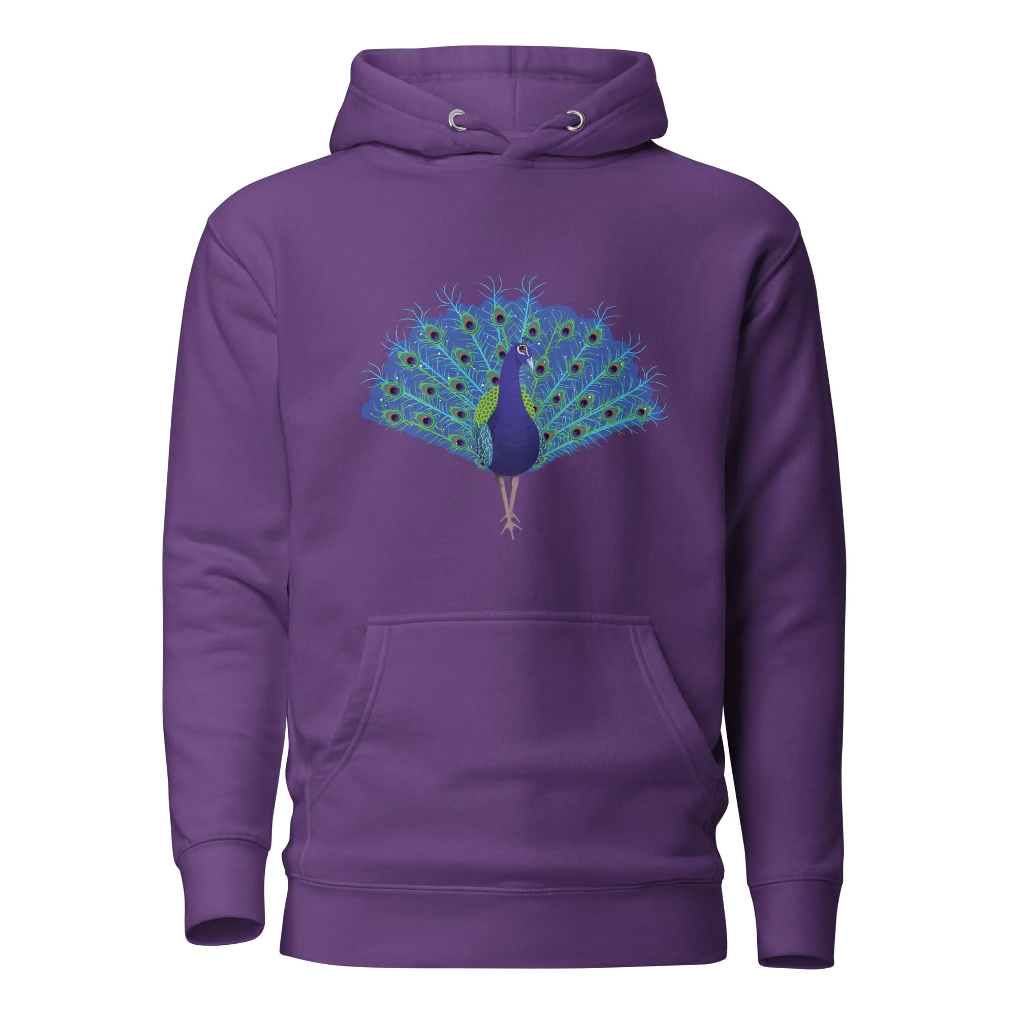 "Strut Your Stuff" Peacock Hoodie (Unisex)