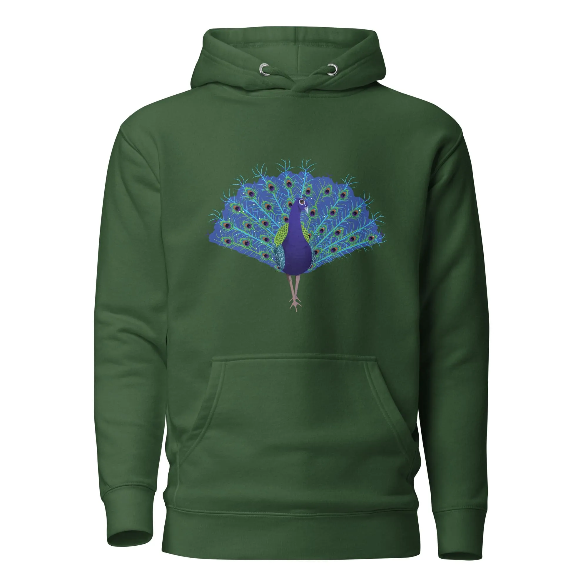 "Strut Your Stuff" Peacock Hoodie (Unisex)