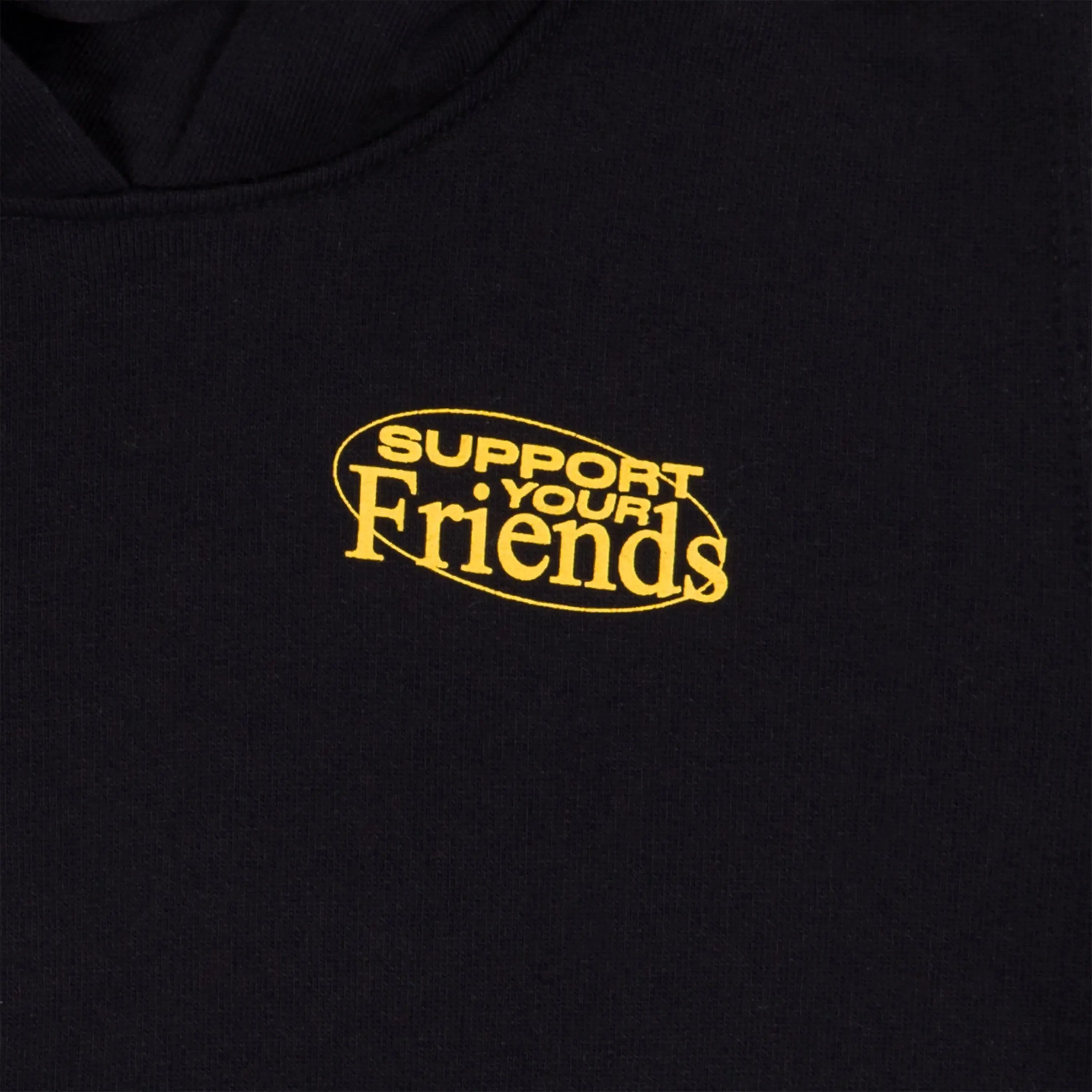 "SUPPORT YOUR FRIENDS" Kids Hoodie - Black