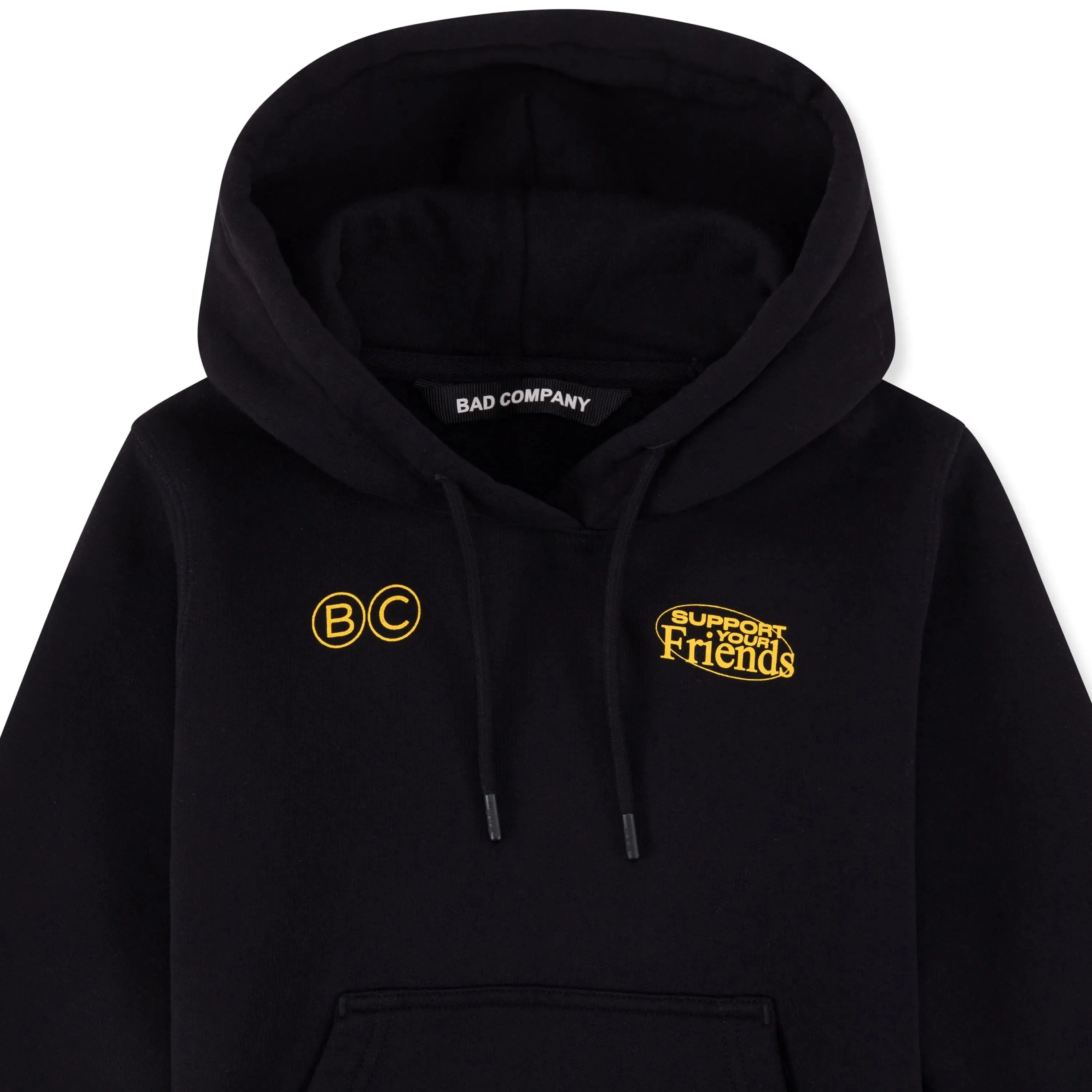 "SUPPORT YOUR FRIENDS" Kids Hoodie - Black