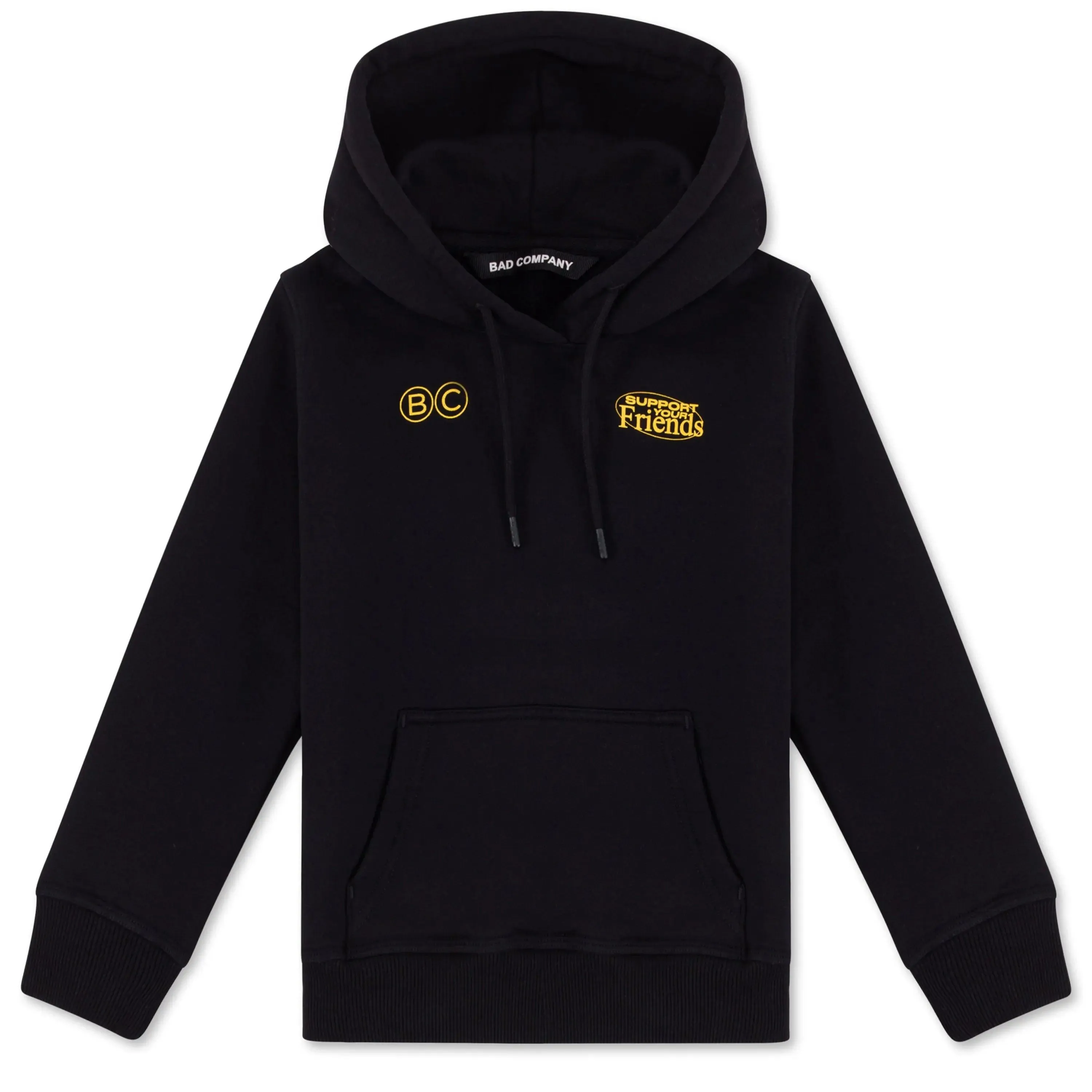"SUPPORT YOUR FRIENDS" Kids Hoodie - Black