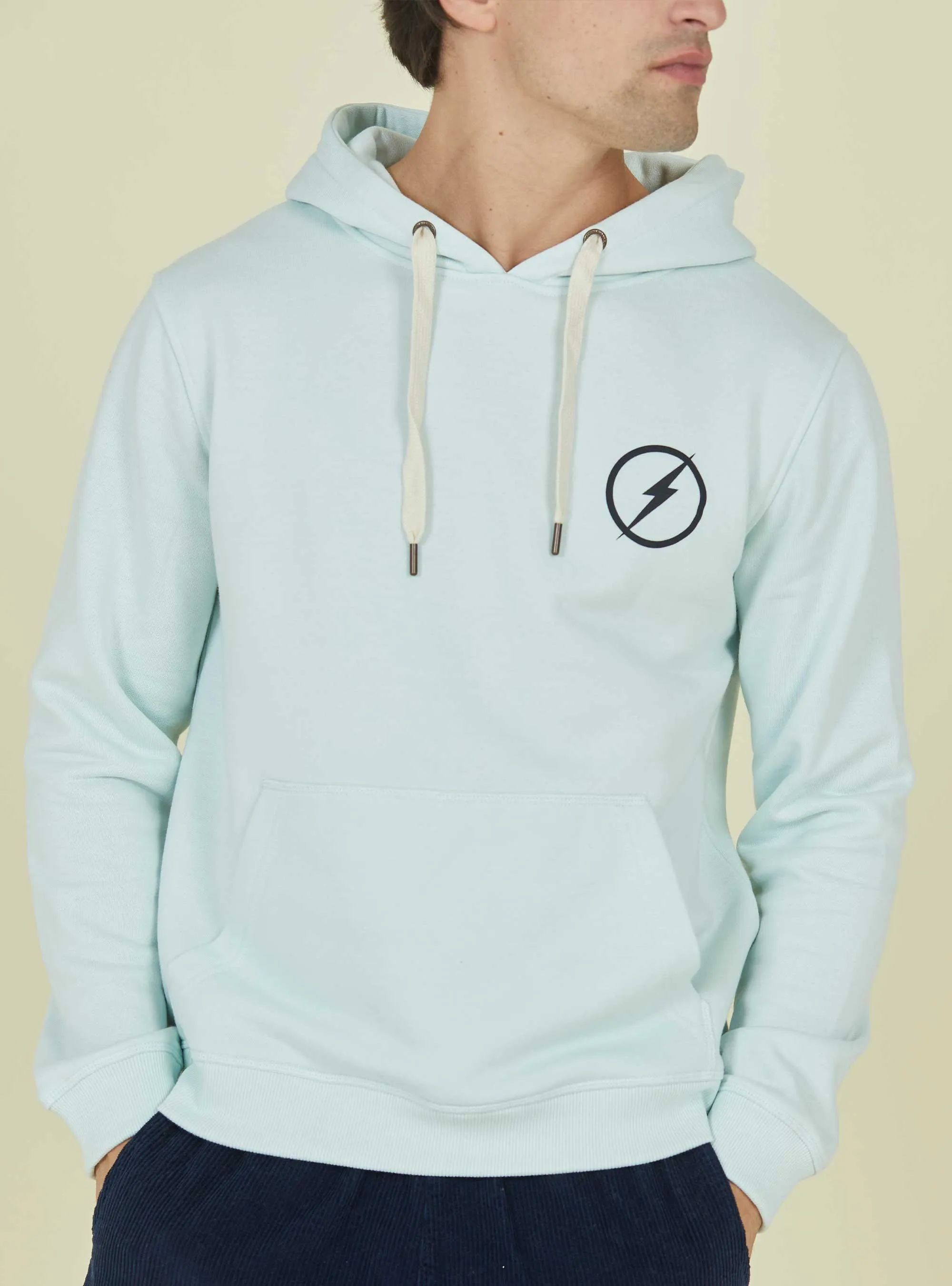 REGULAR HOODIE WITH FRONT AND BACK PRINT