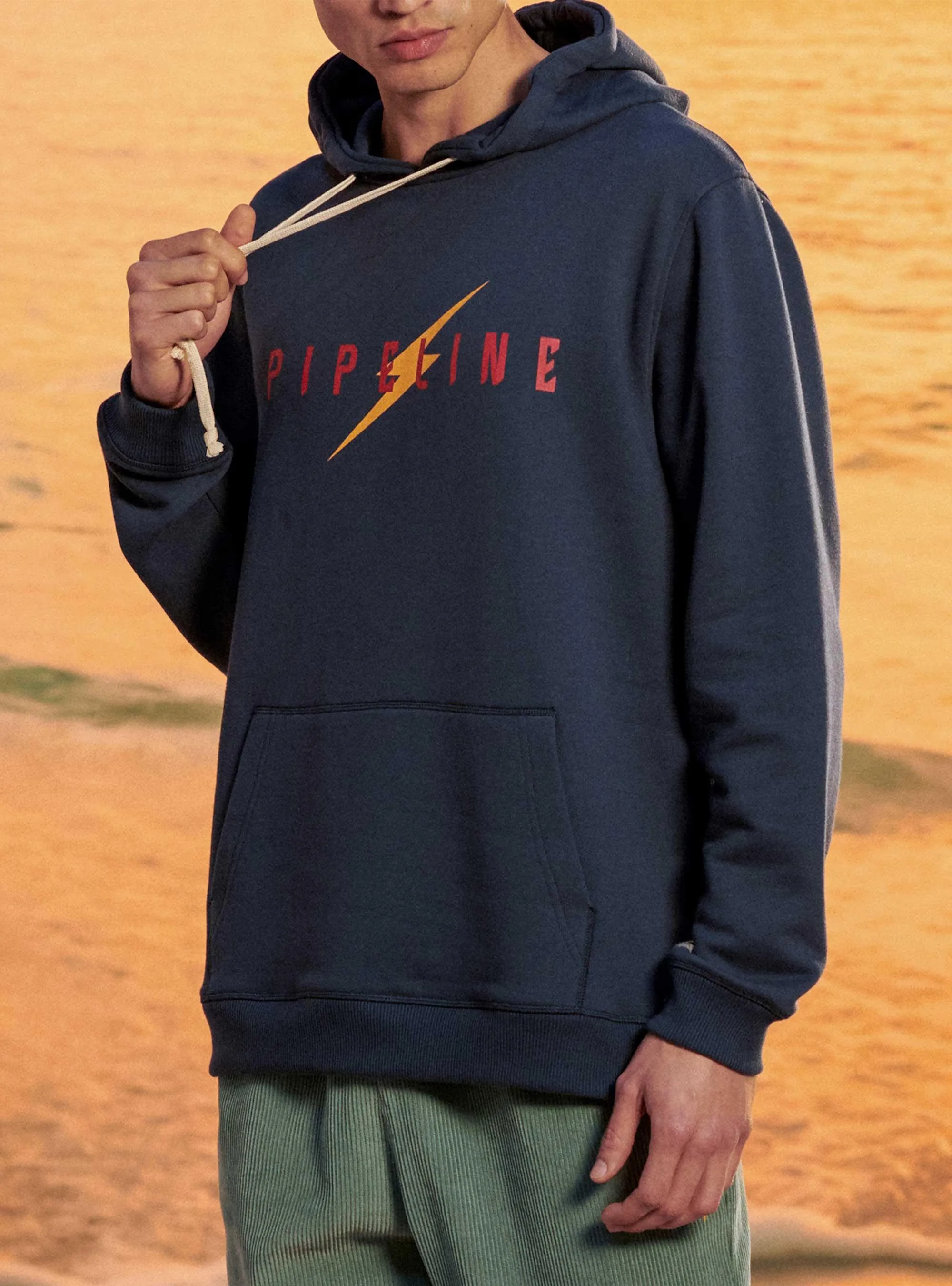 REGULAR HOODIE WITH FRONT PRINT