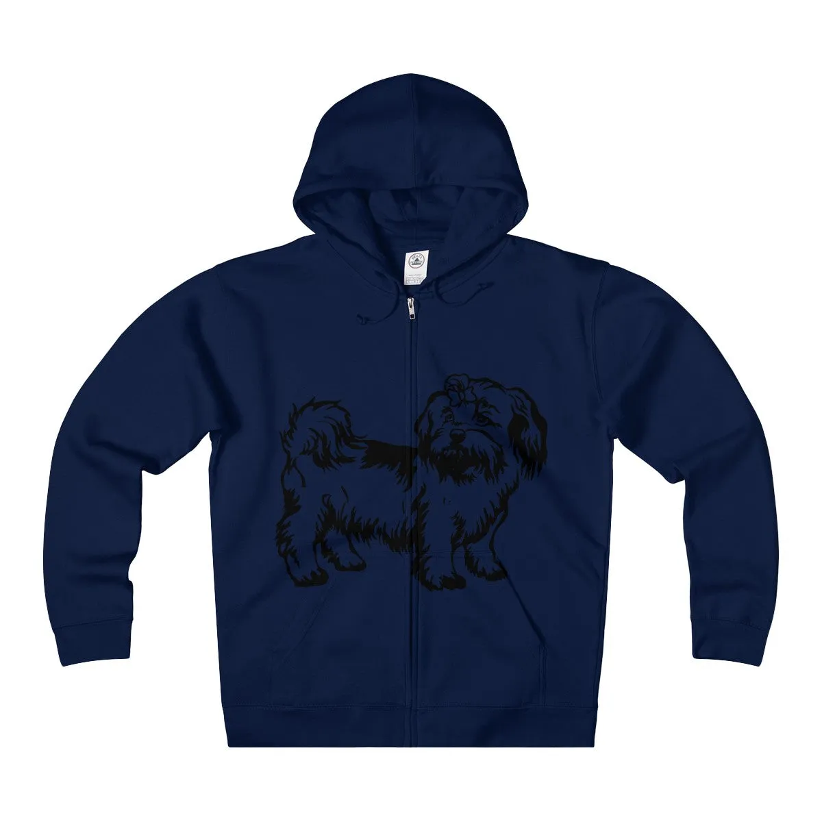 Shih Tzu Unisex Heavyweight Fleece Zip Hoodie