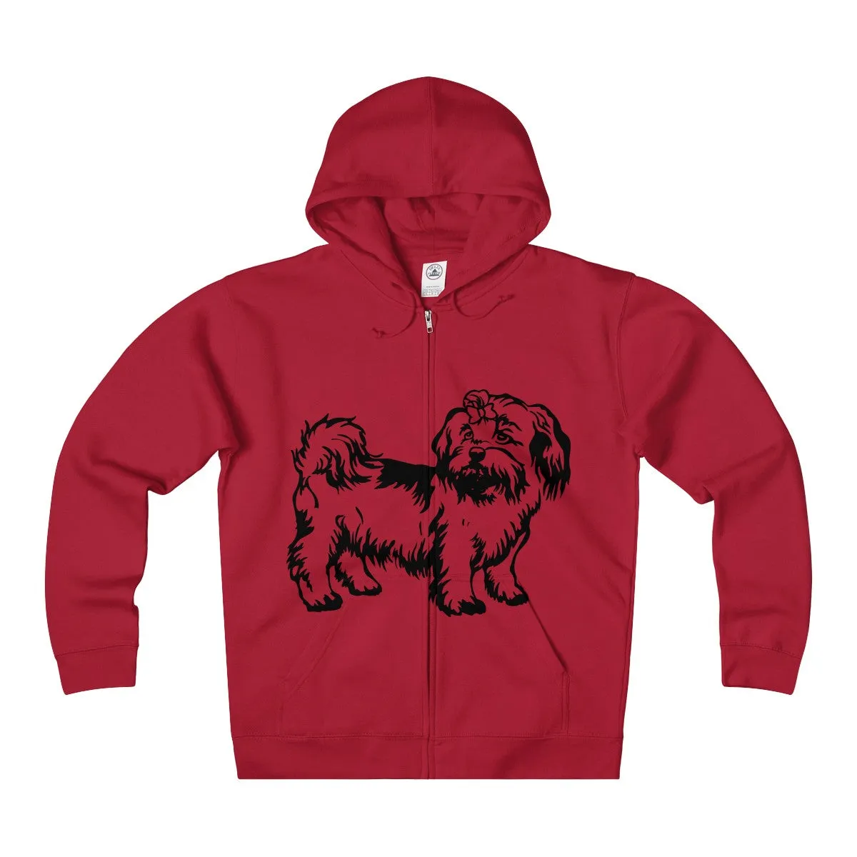 Shih Tzu Unisex Heavyweight Fleece Zip Hoodie