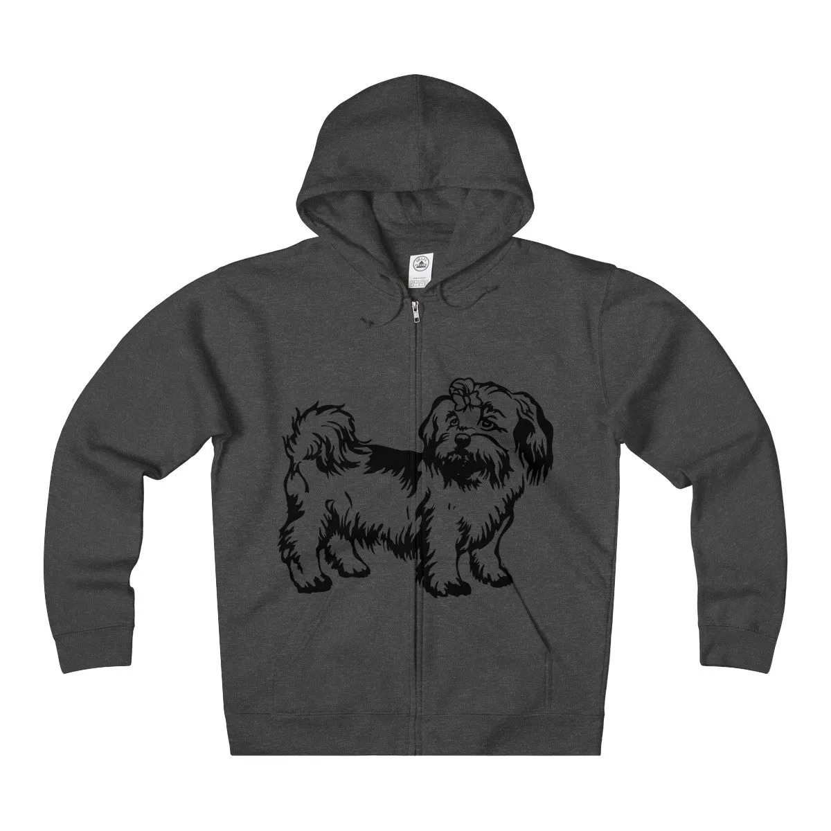 Shih Tzu Unisex Heavyweight Fleece Zip Hoodie