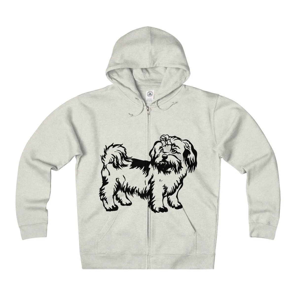 Shih Tzu Unisex Heavyweight Fleece Zip Hoodie