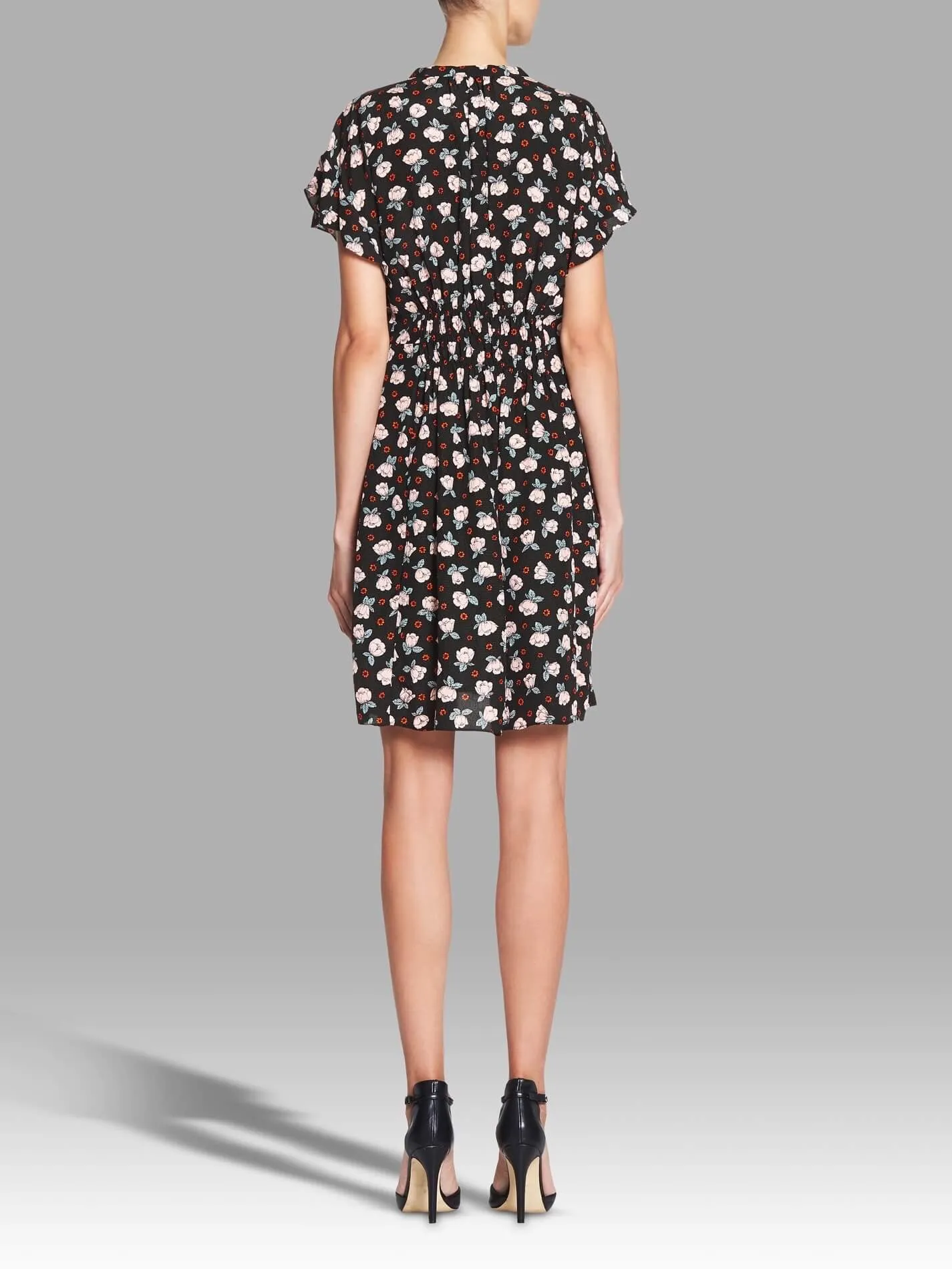 Short Sleeve Rosalie V Neck Dress