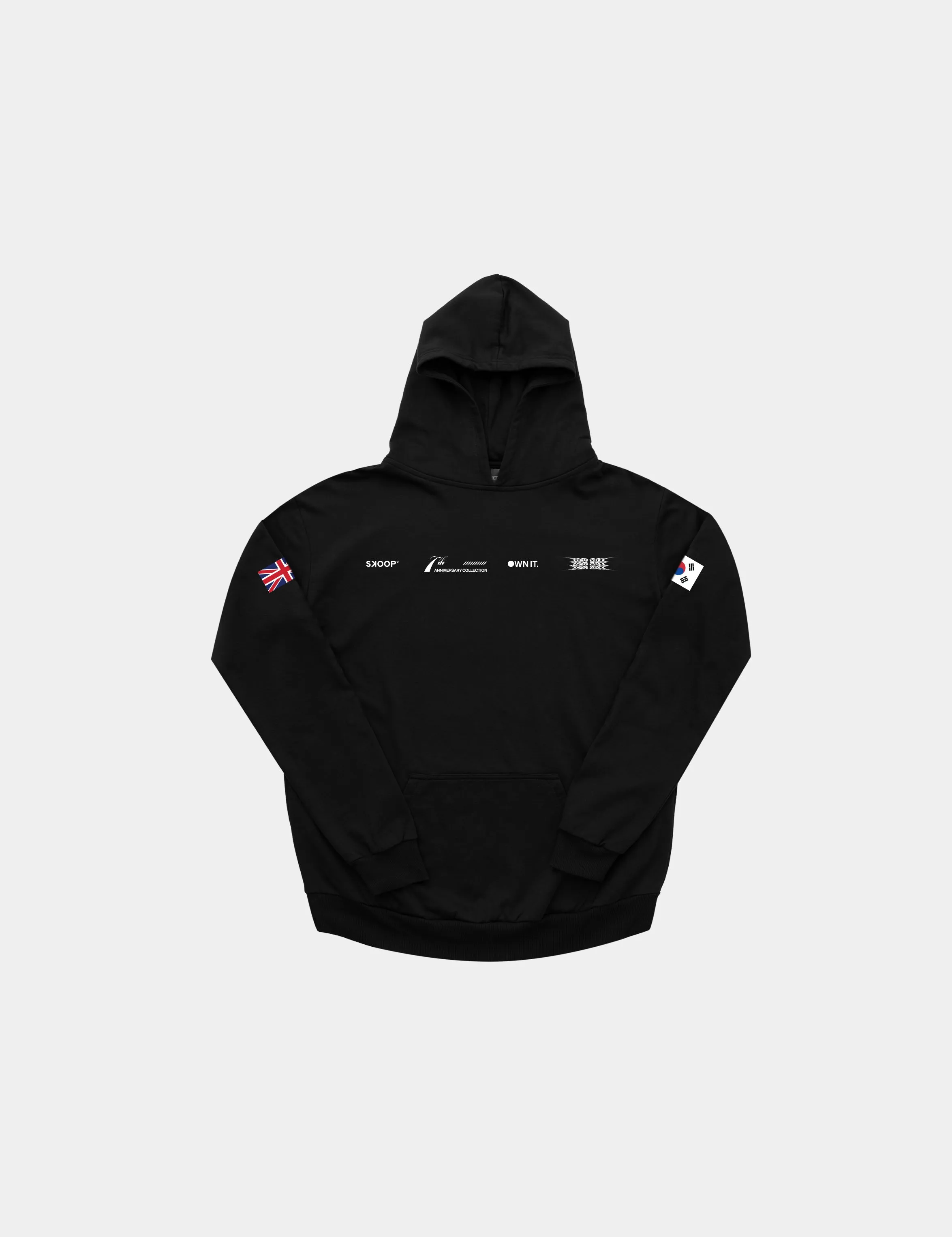 SKOOP® Hoodie Multinational V2 Black