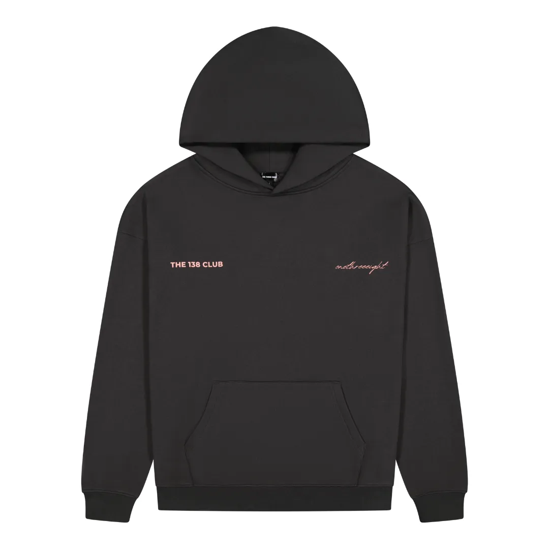 THE 138 CLUB HOODIE - CHARCOAL