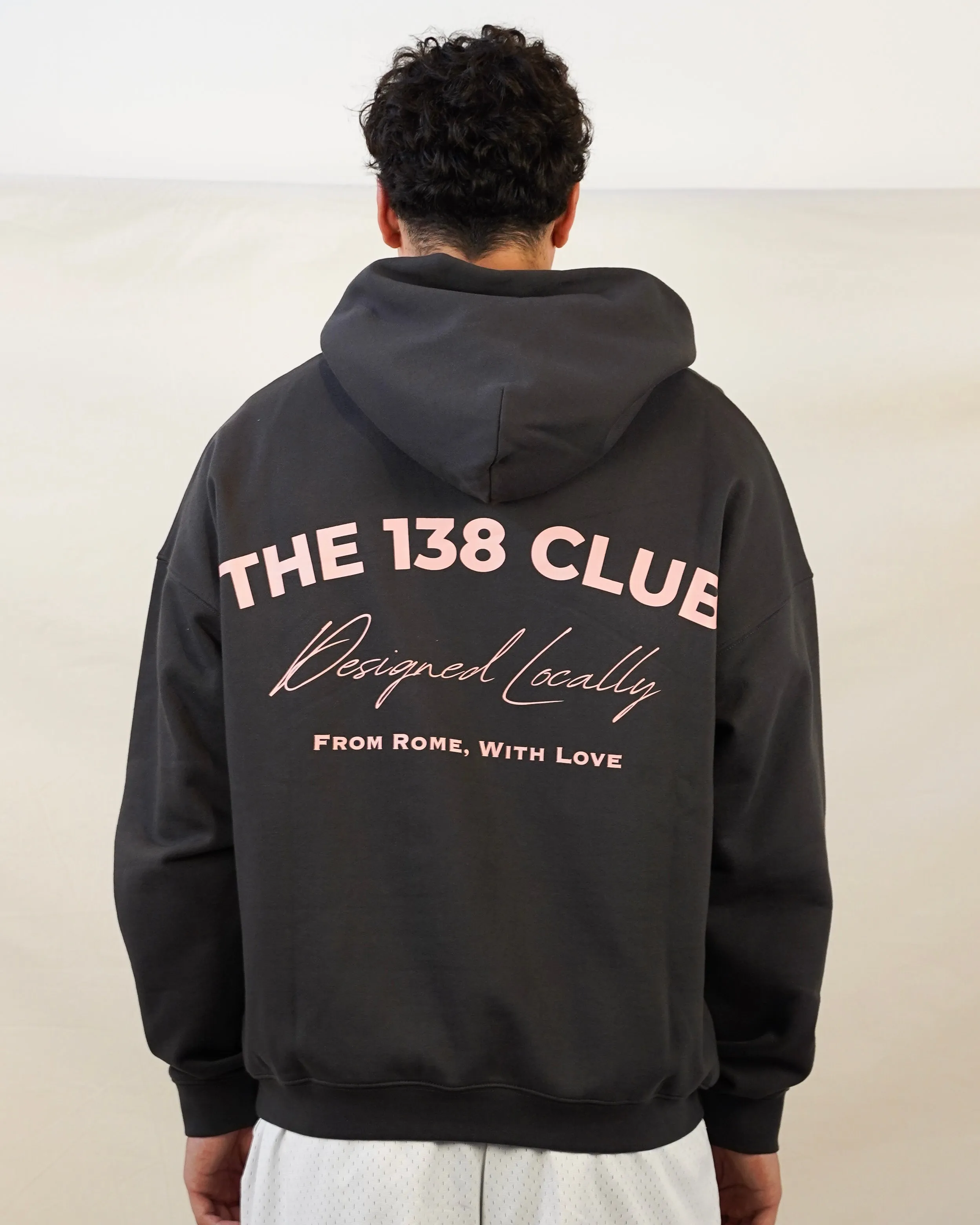 THE 138 CLUB HOODIE - CHARCOAL