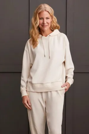 Tribal Brand Eggshell Lux Stretch Hooded Top