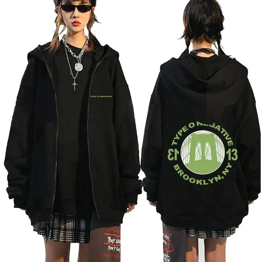 Type O Negative Suspended in Dusk Essential Zipper Hoodie – Dark, Moody, and Unforgettable