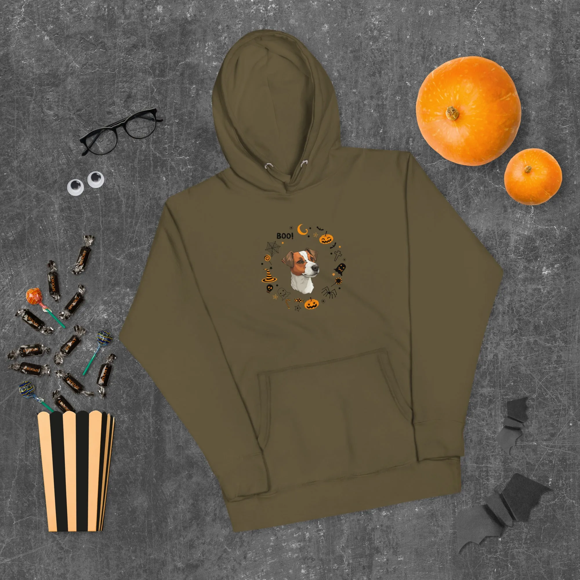 Unisex Hoodie / Jack Russel terrier gift / Parson Russel dog Halloween gift for dog lovers
