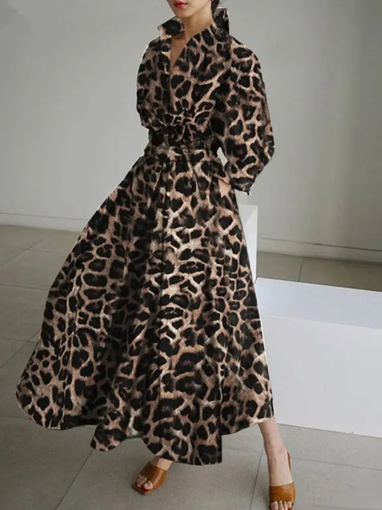 Vintage Chic S-5XL Ruched Maxi Dress