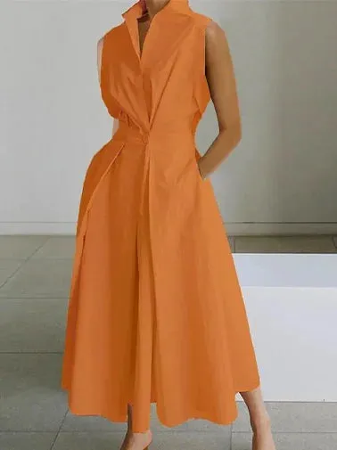 Vintage Chic S-5XL Ruched Maxi Dress